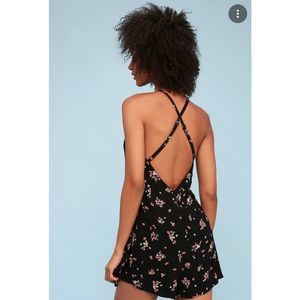 Free People Tango at Night Floral Romper